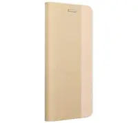 Flipové pouzdro SENSITIVE pro pro Apple iPhone 12 mini, zlatá