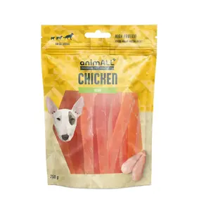 animALL Měkké kuřecí plátky pamlsky pro psy 250 g