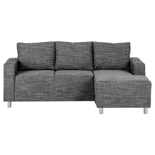 MID.YOU ROHOVÁ SEDAČKA, textil, černá