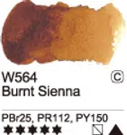 Akvarelová barva Mijello 15ml – 564 Burnt Sienna