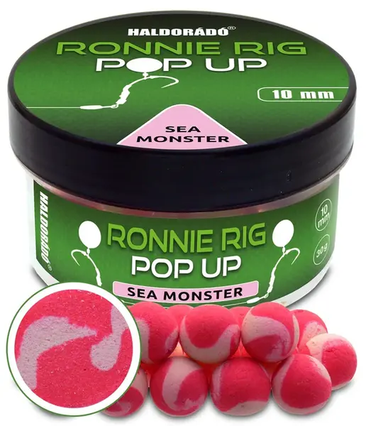 Haldorádó plovoucí boilie pop-up ronnie rig 30 g 10 mm - sea monster