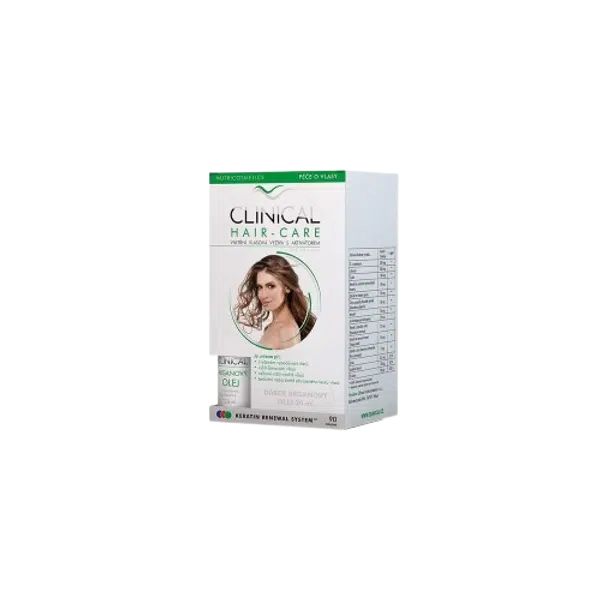CLINICAL Hair-Care 90 tobolek + Arganový olej 20 ml
