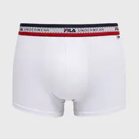 Boxerky Fila pánské, bílá barva