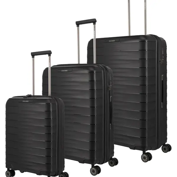 Sada cestovních kufrů Travelite Mooby S,M,L Black
