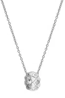 Hot Diamonds Stříbrný náhrdelník s diamantem Quilted DP928 (řetízek, přívěsek)