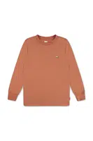 Dětské tričko s dlouhým rukávem Levi's LS GRAPHIC TEE SHIRT oranžová barva, 8EC706