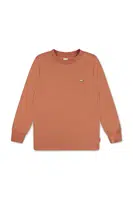 Dětské tričko s dlouhým rukávem Levi's LS GRAPHIC TEE SHIRT oranžová barva, 9EC706