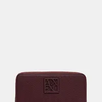 Peněženka Armani Exchange dámská, vínová barva, XW000361 AF11902