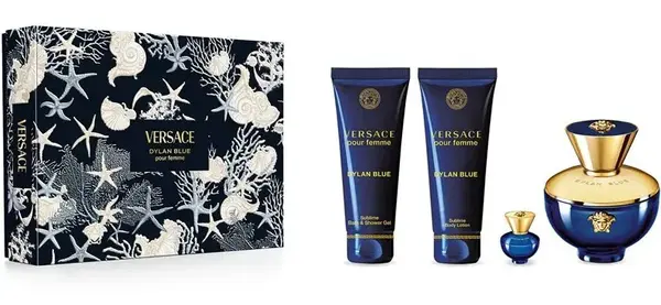 Versace Pour Femme Dylan Blue - EDP 100 ml + tělové mléko 100 ml + sprchový gel 100 ml + EDP 5 ml
