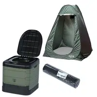 Giants fishing set toaleta folding toilet x-large+ náhradní sáčky + stan