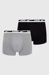 Boxerky Puma 2-pack pánské, šedá barva, 938325