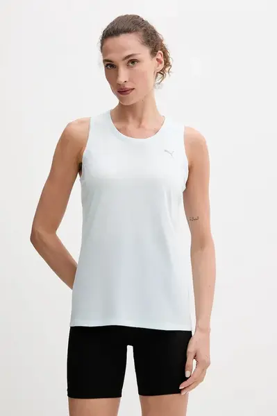 Tréninkový top Puma modrá barva, 526843
