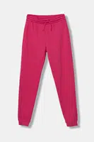 Dětské bavlněné tepláky United Colors of Benetton růžová barva, 3J68CF02H
