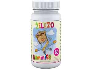 CLINICAL Železo Gummies pektinové bonbóny 60 ks