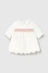 Kojenecké šaty Mayoral Newborn béžová barva, mini, áčková, 2818