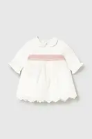 Kojenecké šaty Mayoral Newborn béžová barva, mini, áčková, 2818