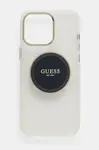 Obal na telefon Guess iPhone 16 Pro Max černá barva, GUHMP16XHTDRCEDK