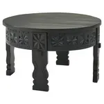 MID.YOU KONFERENČNÍ STOLEK, černá, dřevo, 60/60/36 cm