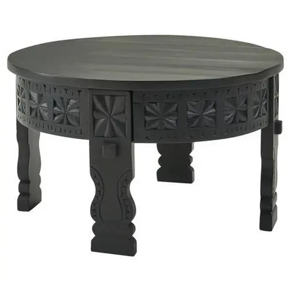 MID.YOU KONFERENČNÍ STOLEK, černá, dřevo, 60/60/36 cm