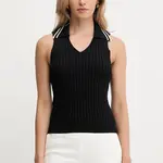 Top Pinko černá barva, 105419 A2PS