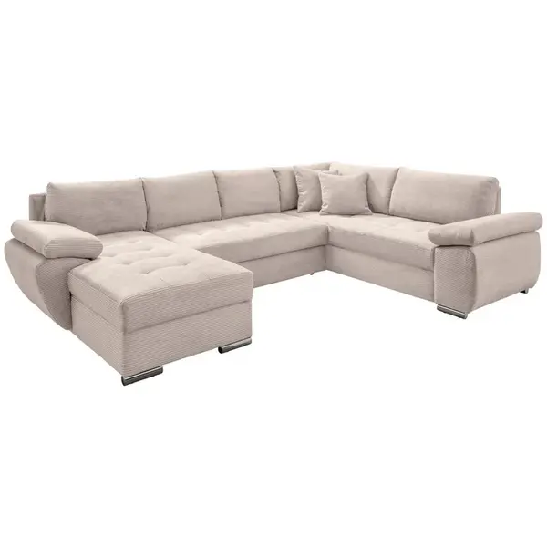 Livetastic SEDACÍ SOUPRAVA, textil, béžová