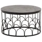 MID.YOU KONFERENČNÍ STOLEK, černá, dřevo, 60/36/60 cm