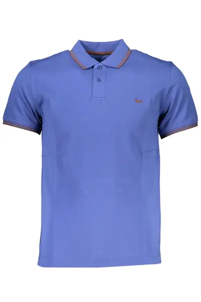 Modré pánské polokošile Harmont &amp; Blaine