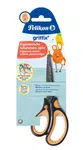 Pelikan - Nůžky Griffix pro leváky, černé, blistr