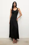 Bavlněné šaty Answear.LAB černá barva, maxi