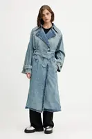 Džínový kabát Hugo Blue modrá barva, 50541545