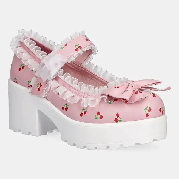 Lodičky Koi Footwear růžová barva, na podpatku, ND68C