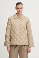 Bunda Gant béžová barva, přechodná, oversize, 4700379