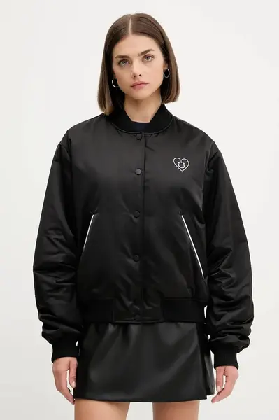 Bunda Hugo Blue černá barva, přechodná, 50541214