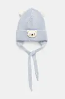 Dětská čepice s příměsí vlny Jamiks POCO modrá barva, JZI009