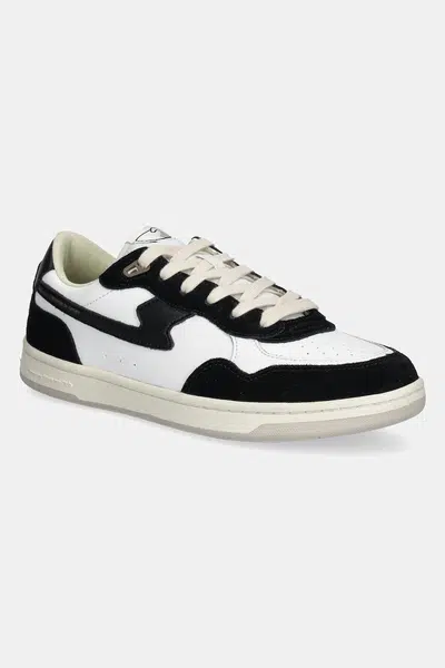 Tenisky Stepney Workers Club Pro Cup 01 S-Strike Leather Suede černá barva, YQ03010