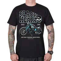 Triko BLACK HEART Blue Bobber černá 3XL