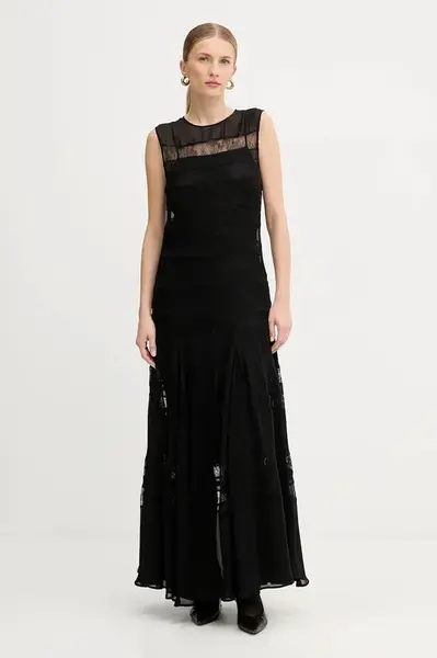 Šaty Marella černá barva, maxi, 2523226012200