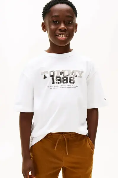 Dětské bavlněné tričko Tommy Hilfiger