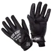 Letní kožené moto rukavice W-TEC Black Heart Darios černá XL