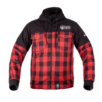 Softshellová moto bunda W-TEC Black Heart Rozzer červeno-černá 3XL