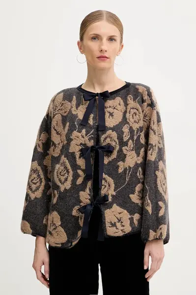 Kardigan s příměsí vlny Liviana Conti