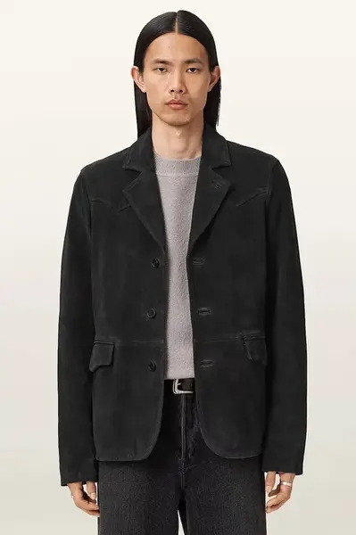 Semišové sako AllSaints HORNETT