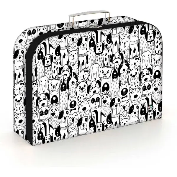 Oxybag PSÍKOVIA Detský kufrík, čierna, veľkosť