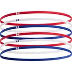 Under Armour MINI ELASTIC 6PK Dámske čelenky, červená, veľkosť