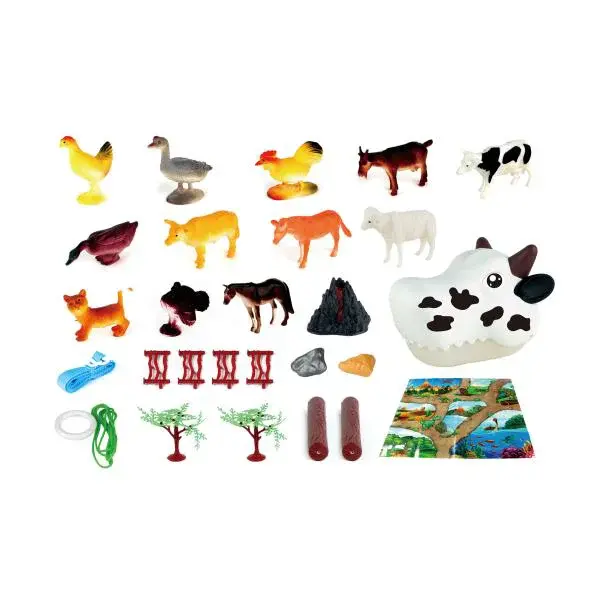 Batoh se zvířátky farma 27x17x19 cm