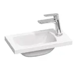 RAVAK Umývadlo Classic II 400, liaty mramor, biela, 40 x 22 cm