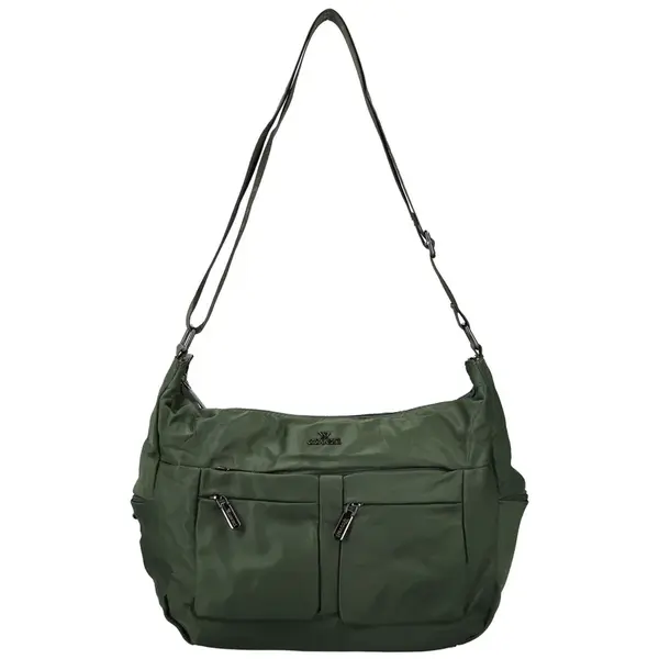 Dámska crossbody kabelka tmavo zelená - Coveri Candice