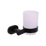 Držiak na zubné kefky Yukon, čierno-chrómový