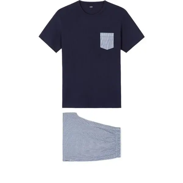 CELIO GIPYSHORT Pánské pyžamo, tmavě modrá, velikost