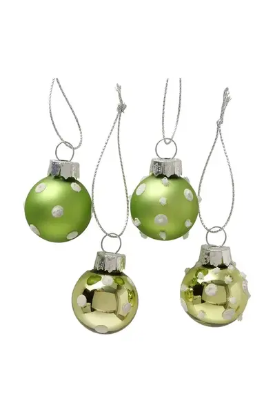 Sada vánočních ozdob Boltze Punti 3 cm 12-pack